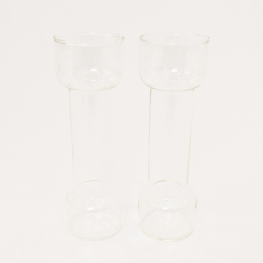 Pyrex candle holders